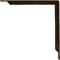 Ekena Millwork Stockport Steel Bracket, Antiqued Pale Gold 2"W x 18"D x 18"H BKTM02X18X18STAPG - alternate 6